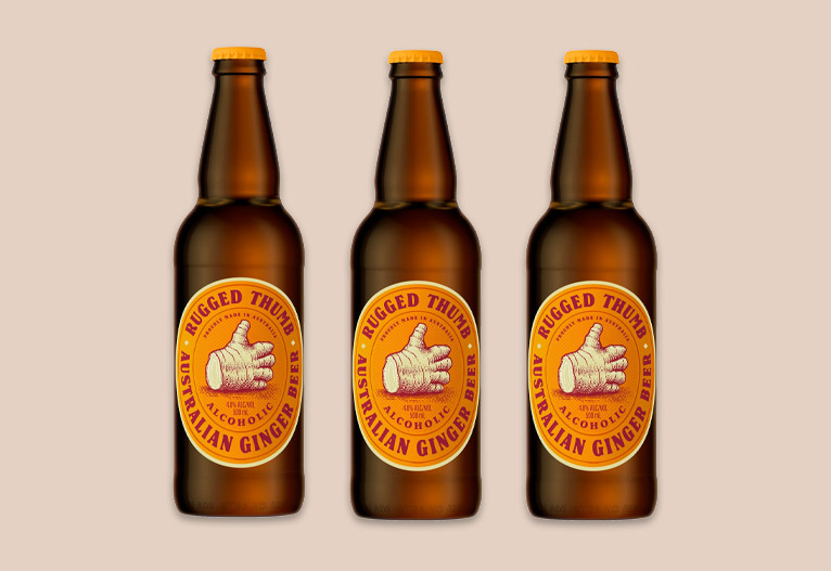 Rugged Thumb alcoholic ginger beer.