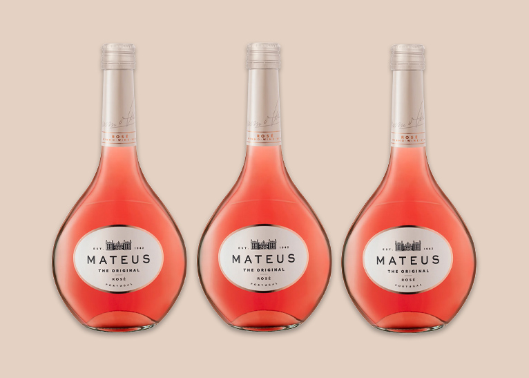 Mateus Rosé wine.