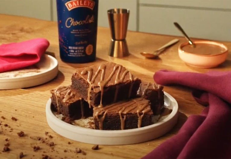 Baileys Chocolate Brownies.