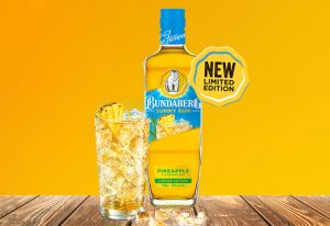 Bundaberg Pineapple Rum bottle.