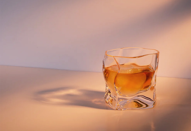 Malt + Brew Wave Whisky glass.