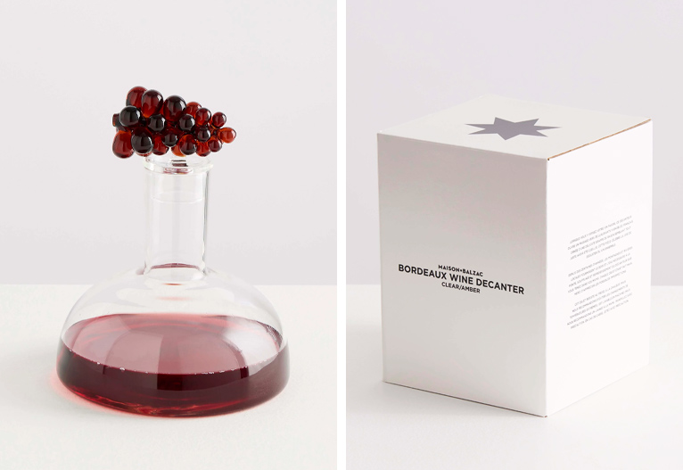 Maison Balzac Bordeaux Wine Decanter.