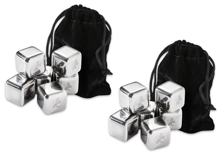 Maxwell and Williams Stainless Steel Ice Cubes.