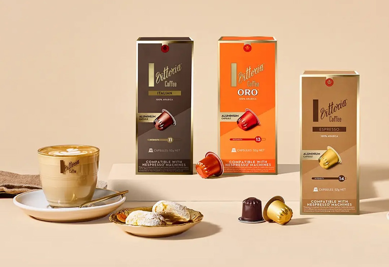 Vittoria coffee products.