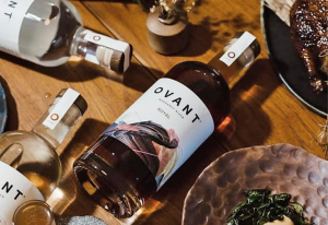 Ovant Royal zero-alcohol spirit bottle.