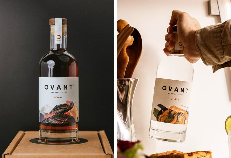 Ovant Royal and Grace non-alcoholic spirits.