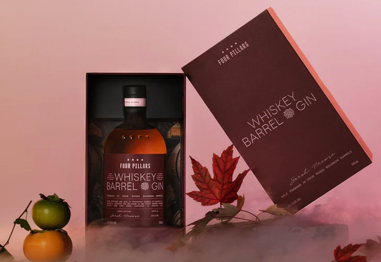 Four Pillars' Whiskey Barrel Gin.