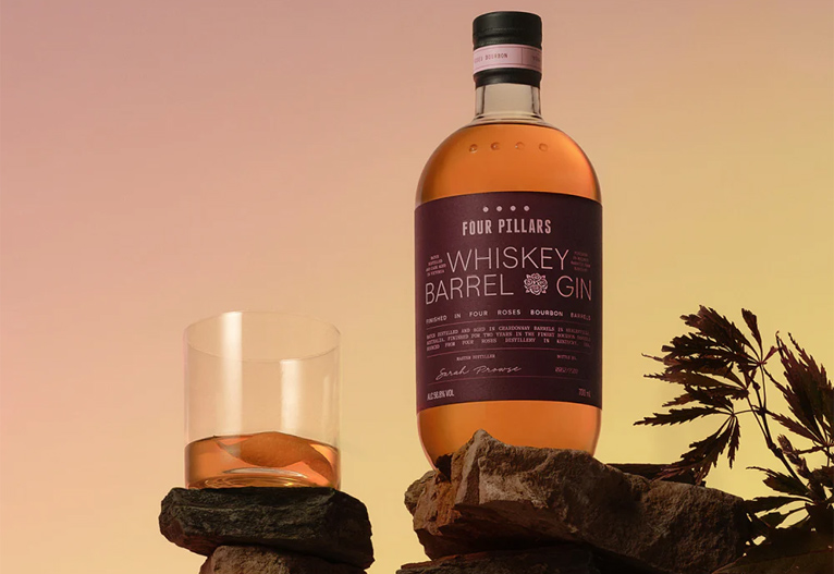 Four Pillars' Whiskey Barrel Gin.
