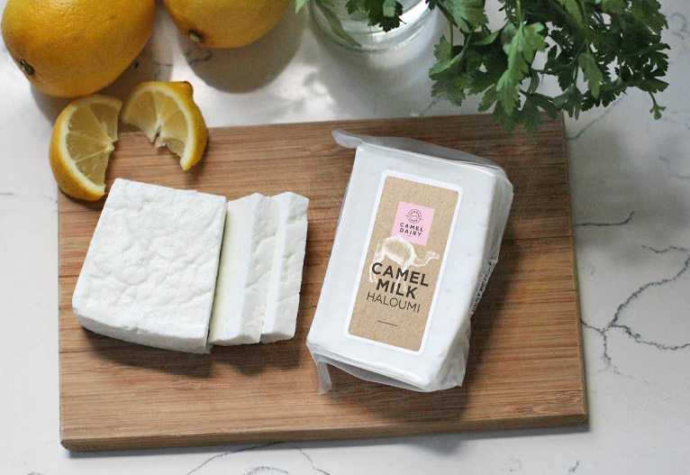 Summer Land Camel Milk Haloumi.