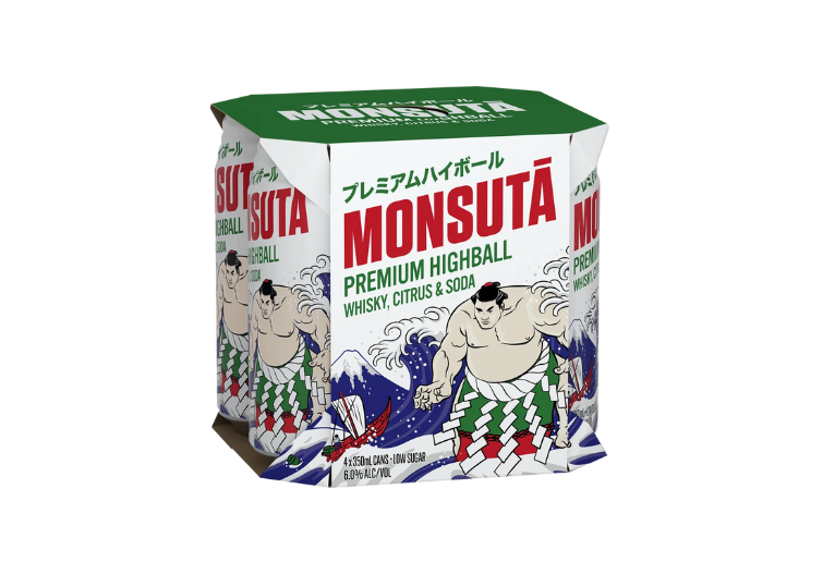 Monsutā Whisky Highball 4 pack.