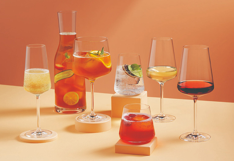 Schott Zwiesel glassware range.