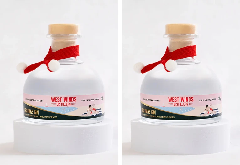 West Winds Distillers Christmas Gin.